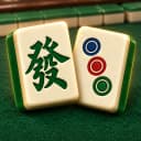Mahjong House app icon: an ivory Red Dragon tile with a plum blossom